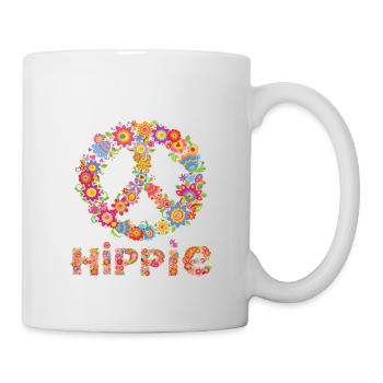 Safe The Earth Hippie for all hippies - Mug - white - Right