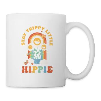 Stay trippy little hippie for all hippies - Mug - white - Right