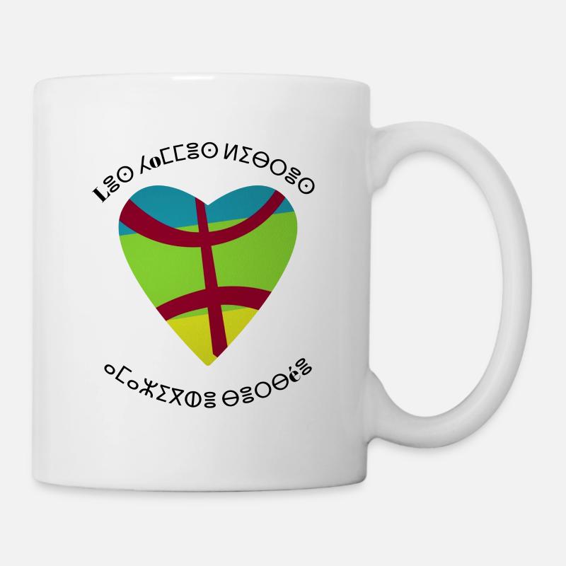 kabyle T-shirt graffiti Le Printemps berbère - Mug blanc - blanc