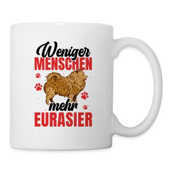 Mehr Eurasier Spitz Eurasian Dog - Tasse - Weiß - Rechts
