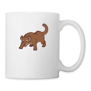 Kawaii Fossa - Mug blanc - blanc - Droite