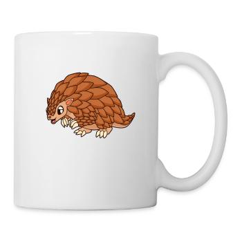 Kawaii Pangolin - Tasse - Weiß - Rechts