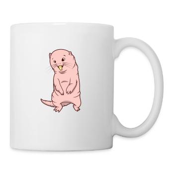 Kawaii naked mole rat - Mug - white - Right