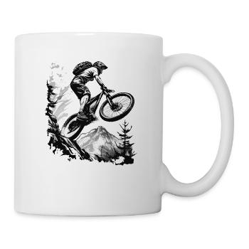 VTT - Mug blanc - blanc - Droite