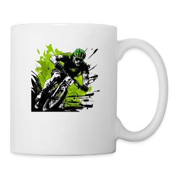 VTT - Mug blanc - blanc - Droite