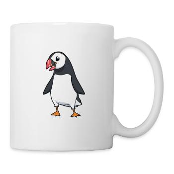 Kawaii puffins - Mug - white - Right