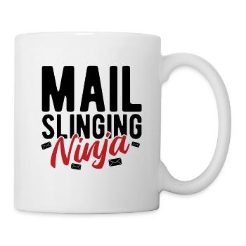 Briefträger Und Paket-Zusteller Für Postboten - Tasse - Weiß - Rechts