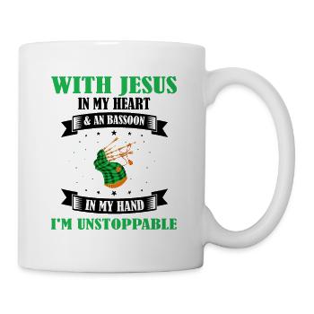 Bagpipes for pipers and Scots - Mug - white - Right