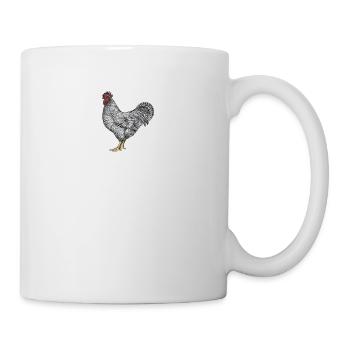 Amrock Huhn I Chicken Geflügel Motiv für - Tasse - Weiß - Rechts