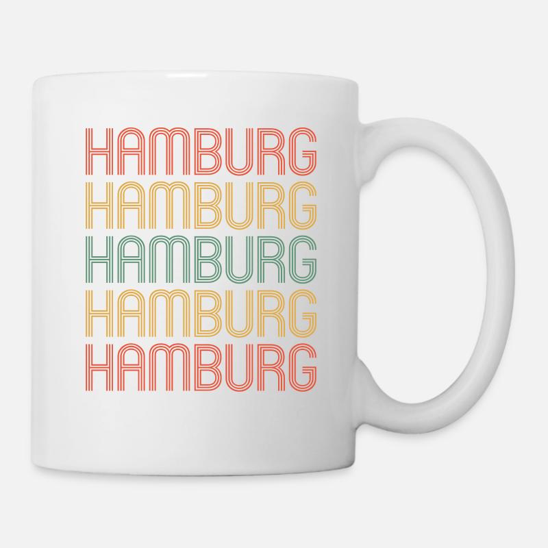Hamburgerin Hamburger Hamburg - Tasse - Weiß