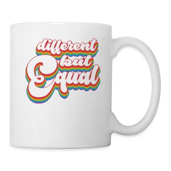 Different but Equal - Pride Month LGBTQ - Mug - white - Right