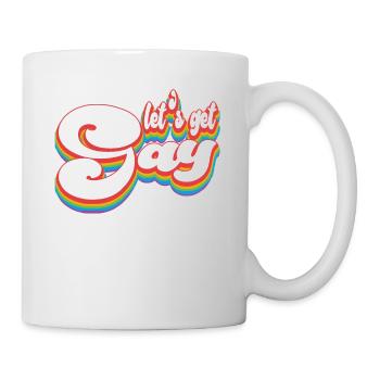 Pride Month LGBTQ - Let's Get Gay - Mug - white - Right