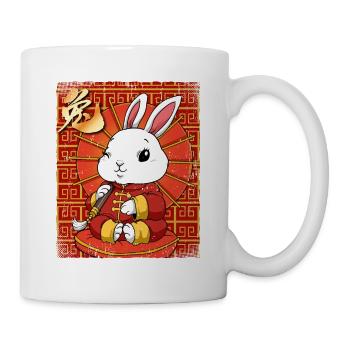 Jahr Des Hasens Mondneujahrsfest Chinesisches - Tasse - Weiß - Rechts