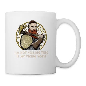 Im Not Yelling This Is My Odin Voice Funny - Mug - white - Right