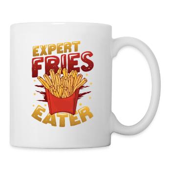 Expert for French fries - Mug - white - Right