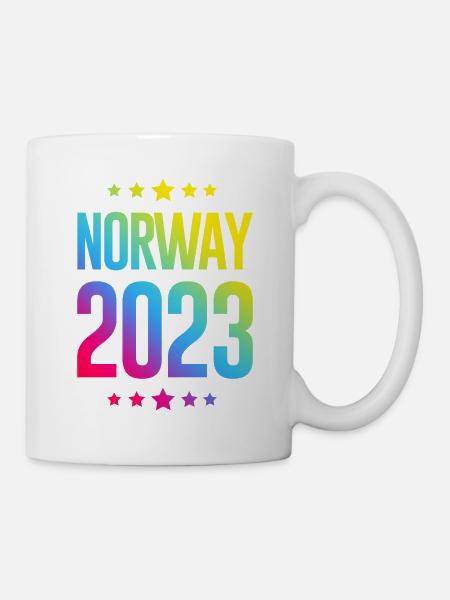 Norwegen 2023 - Tasse - Weiß