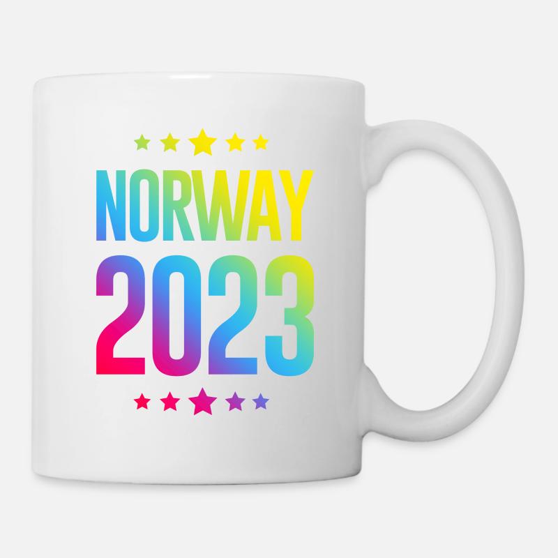 Norwegen 2023 - Tasse - Weiß
