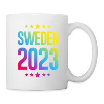 Suède 2023 - Mug blanc - blanc - Droite