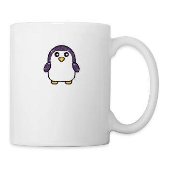 süßer Kawaii Pinguin - Niedliches Tierdesign für K - Tasse - Weiß - Rechts