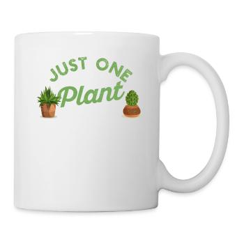 Only one more plant I promise gardening - Mug - white - Right