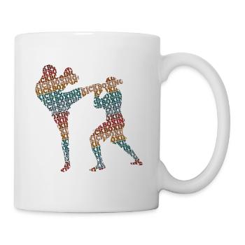 Kickboxing - Tasse - Weiß - Rechts
