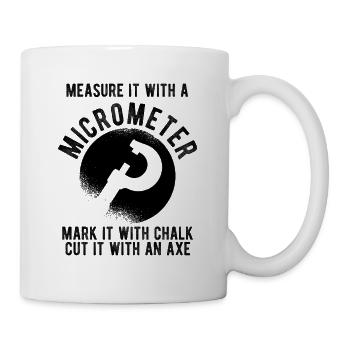 Maschinen-Bediener Maschinenführer Machinist - Tasse - Weiß - Rechts