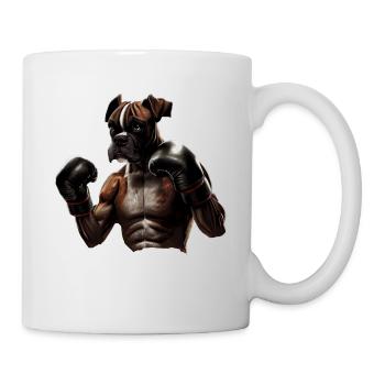 Boxer Hundebesitzer Hund Hunde Hunderasse Boxer - Tasse - Weiß - Rechts