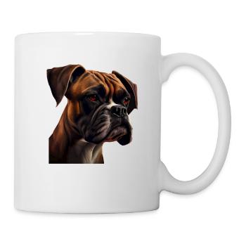 Boxer Hundebesitzer Hund Hunde Hunderasse Boxer - Tasse - Weiß - Rechts