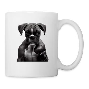 Boxer Hundebesitzer Hund Hunde Hunderasse Boxer - Tasse - Weiß - Rechts