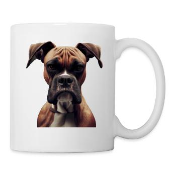 Boxer Hundebesitzer Hund Hunde Hunderasse Boxer - Tasse - Weiß - Rechts