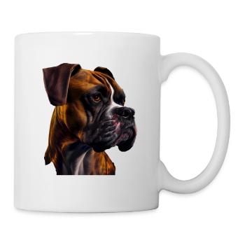 Boxer Hundebesitzer Hund Hunde Hunderasse Boxer - Tasse - Weiß - Rechts