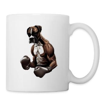 Boxer Hundebesitzer Hund Hunde Hunderasse Boxer - Tasse - Weiß - Rechts