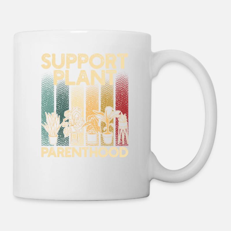 Support of plant parenthood Lustiger - Mug - white