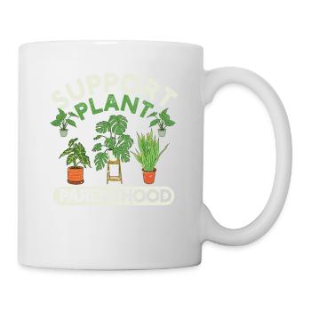 Soutenir la parentalité des plantes Drôles de jardiniers Plantes - Mug blanc - blanc - Droite
