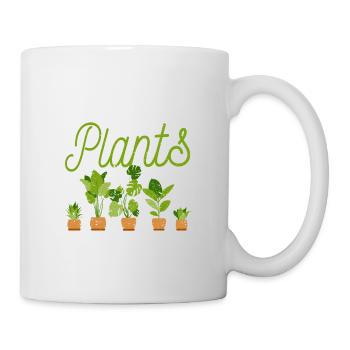 Je pense que j’ai assez de plantes, a déclaré un - Mug blanc - blanc - Droite