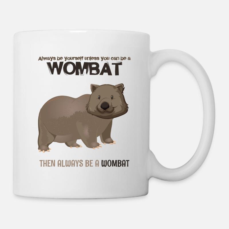 Wombat - Tasse - Weiß