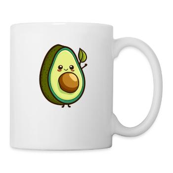 Avocado - Tasse - Weiß - Rechts
