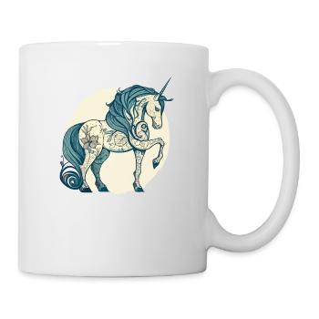 Licorne licorne - Mug blanc - blanc - Droite