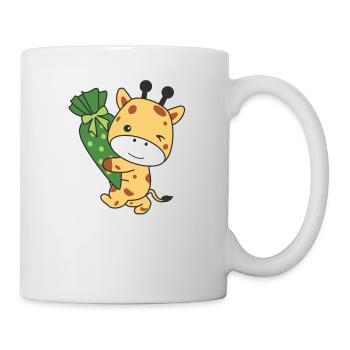 Bye bye Kindergarten Hello School Girafe - Mug blanc - blanc - Droite