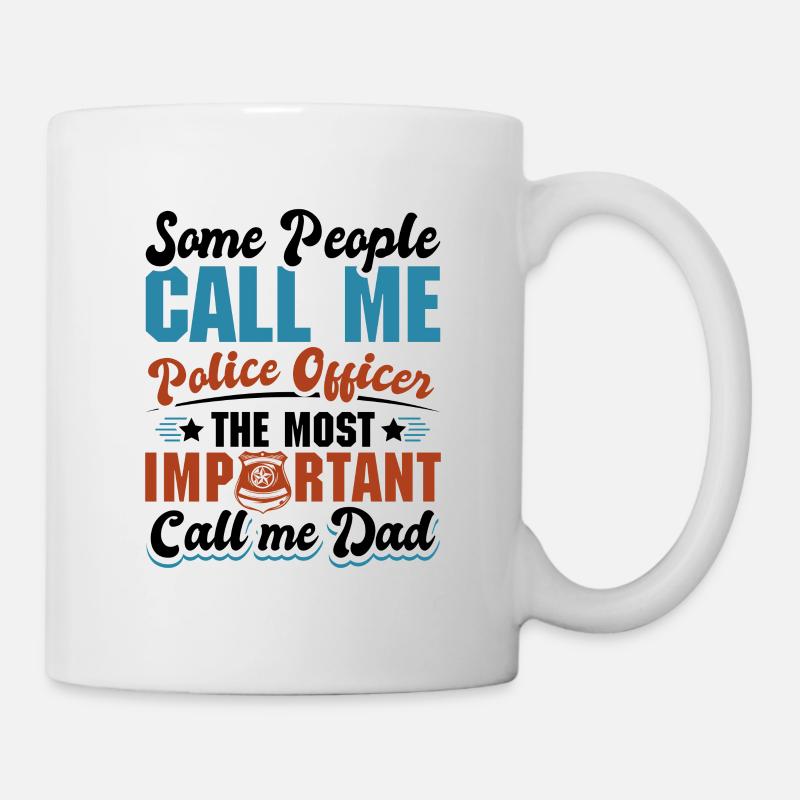 Polizei Polizist Polizeibeamte - Tasse - Weiß