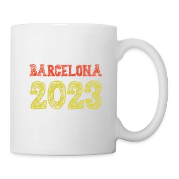 Barcelona 2023 - Tasse - Weiß - Rechts