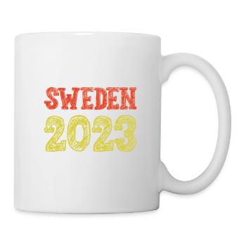 Suède 2023 - Mug blanc - blanc - Droite
