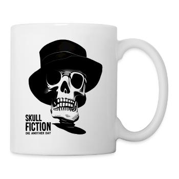 Totenkopf Skull Fiction Totenschädel - Tasse - Weiß - Rechts