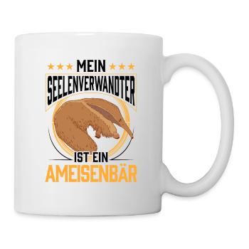Ameisenbär ist Seelenverwandter Ameisenfresser - Tasse - Weiß - Rechts