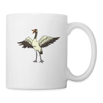 Grue Kawaii - Mug blanc - blanc - Droite