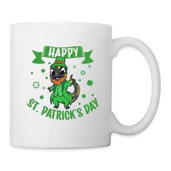 St Patrick's Salamander - Happy St Patrick's Day - Mug - white - Right