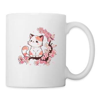 Chat Animaux mignons pour enfants Kawaii Chats - Mug blanc - blanc - Droite