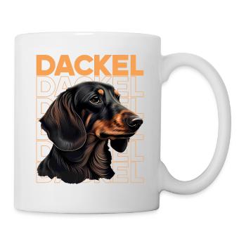 Rauhaardackel Dachshund Hund Hunde Welpe Dackel - Tasse - Weiß - Rechts
