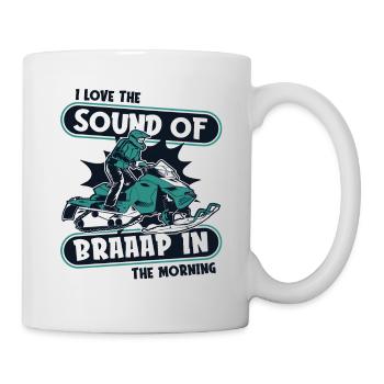 I Love The Sound Of Braap In The Morning Driver - Mug - white - Right