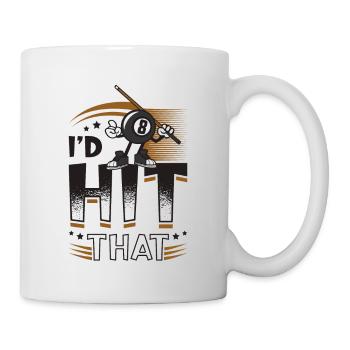 Id Hit That Pool Billiards - Mug - white - Right
